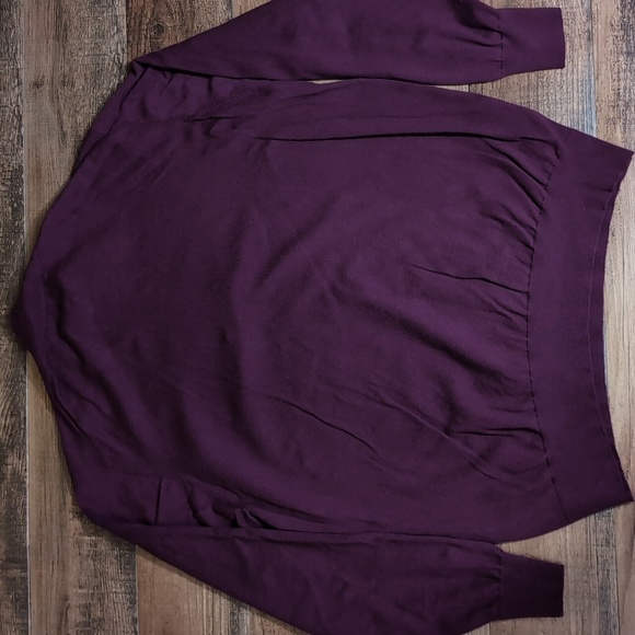 Peter Millar 1/4 Zip Pullover Sweater Wool Blend Sweater Size XXL in 'Mulberry' - Picture 8 of 8
